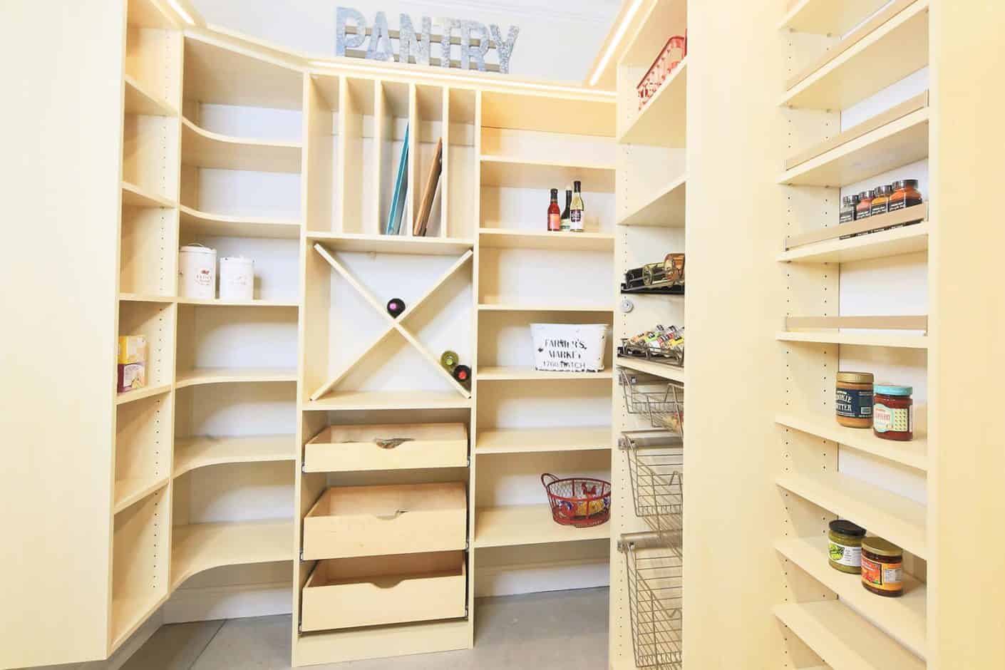 Pantry Storage Solutions  Carolina Closets Custom Closets